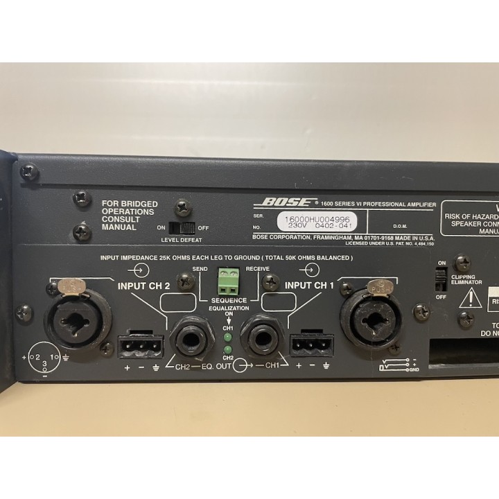 Amplificateur BOSE 1600 Series VI (Occasion)